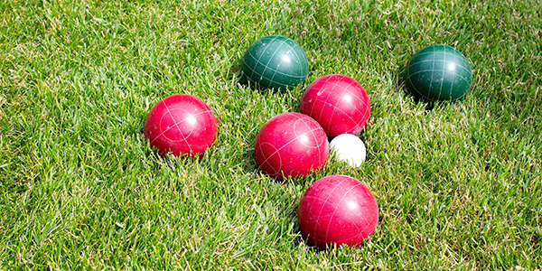 Camping recreatie jeu de boules