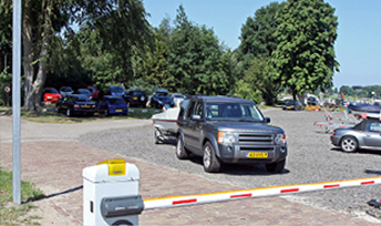 Parkeerplaats slagboom Parkeerplaats slagboom